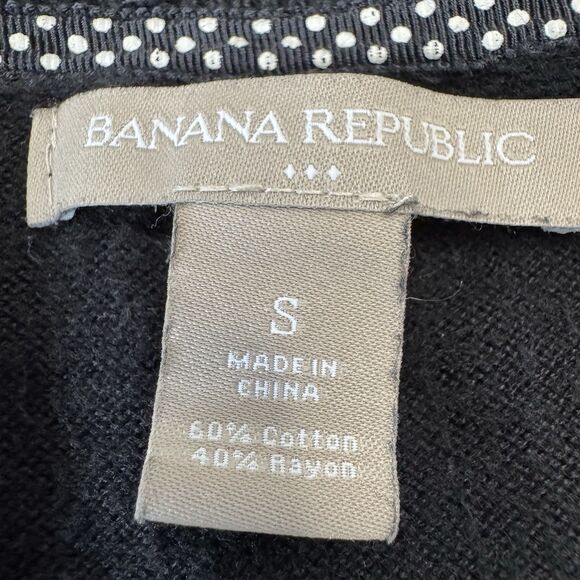 Banana Republic Women’s Black Cardigan Bundle Size S 2 Pieces Preppy Academia - Picture 16 of 16